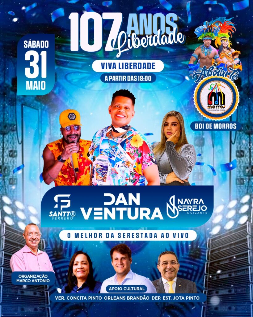 Bairro Liberdade celebra 107 anos com grande festa neste sábado (31), no Viva Liberdade Bairro Liberdade celebra 107 anos com grande festa neste sábado (31), no Viva Liberdade
