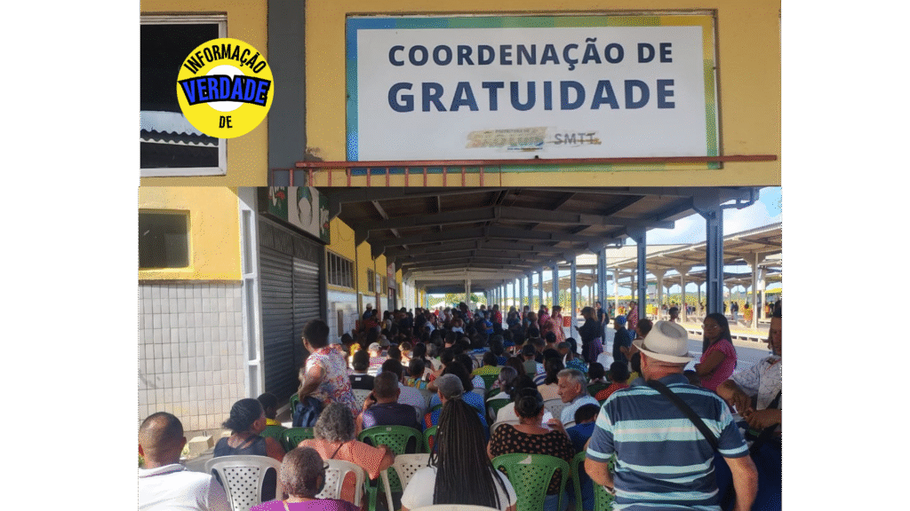 Idosos e pessoas com deficiência enfrentam fila para obter gratuidade no transporte público em São Luís. Idosos e pessoas com deficiência enfrentam fila para obter gratuidade no transporte público em São Luís.